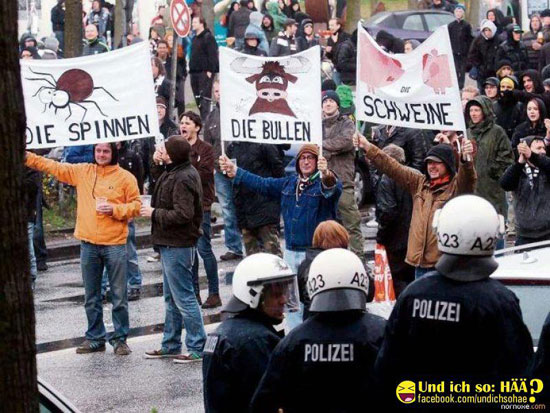 Wie man die Polizei provoziert