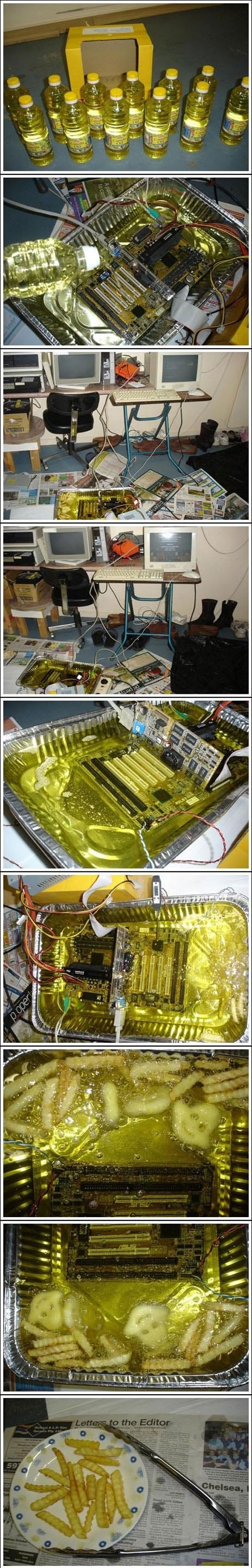 Wie PC Freaks ihr essen machen...