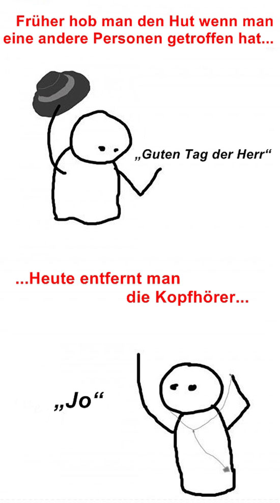 Wie sich die Zeiten ändern...