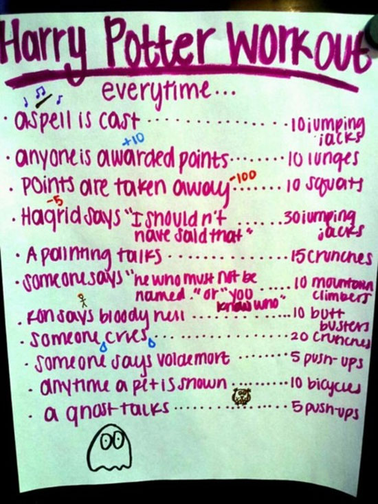 workout schedule