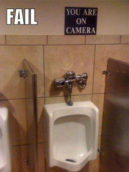 you are on camera