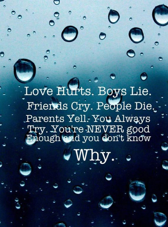 you dont know why