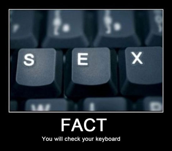 You will check your keyboard