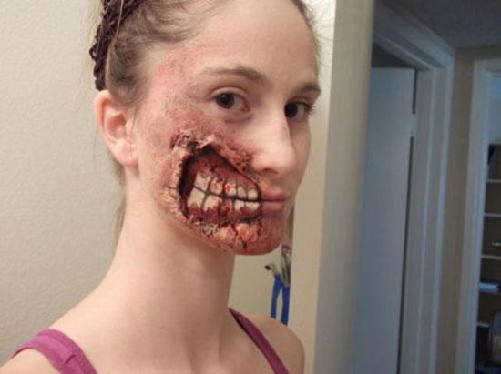 zombie face painting