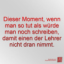 Dieser Moment, wenn...