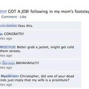 not a happy father on facebook