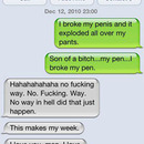 i broke my penis