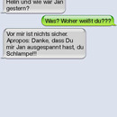 sms fail du schlampe