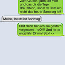 sms fail sonntag