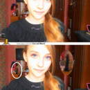 Upps Dildo im Hintergrund