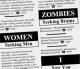 Zombies suchen ...
