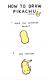 How to draw pikachu