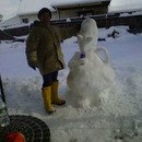 alien schneemann