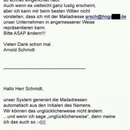 Automatisch generierte Mail-Adressen im Unternehmen - Fail Bild
