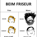 Beim Friseur