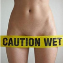 caution wet