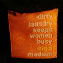 dirty laundry keep women busy