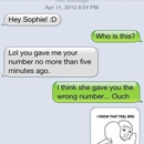 Du hast mir vor 5 Minuten deine Nummer gegeben - iPhone WinFail