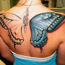 Geniales Schmetterlingtattoo