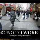 going to work