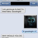 Gute Nacht und träum was Schönes - iPhone Win