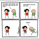 how about you give me a big kiss on the lips