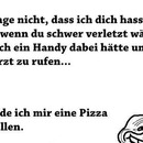 Ich sage nicht das ich dich Hasse