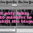 it only takes 20 min to shift the blame