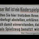 Lustiges Schild Kinderspielplatz