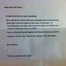 marriott letter
