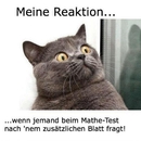 Meine Reaktion wenn jemand beim Mathe-Test - Win Bild