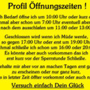 Profil Oeffungszeiten