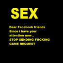 SEX Dear Facebook Friends
