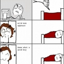 Spät in der Nacht, wenn ich vorm Pc sitze und plötzlich - Rage Comic Bild