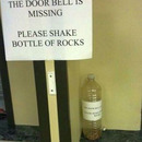 the door bell is missing