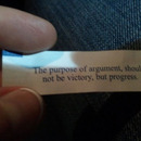 the purpose of argument