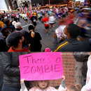 there is a zombie behind you