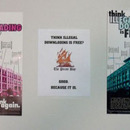 think illegal downloading is free