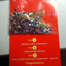 this came with my acceptance letter