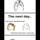 Wenn man mit den Eltern streitet