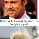 Wie meine Haare aussehen wenn die Frau sie macht, die sie geschnitten hat - Win Bild